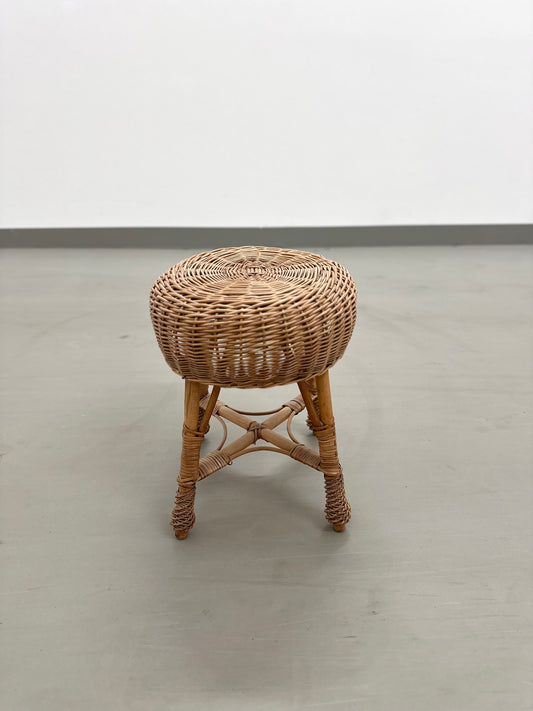 Vintage Rattanhocker - 70er Jahre