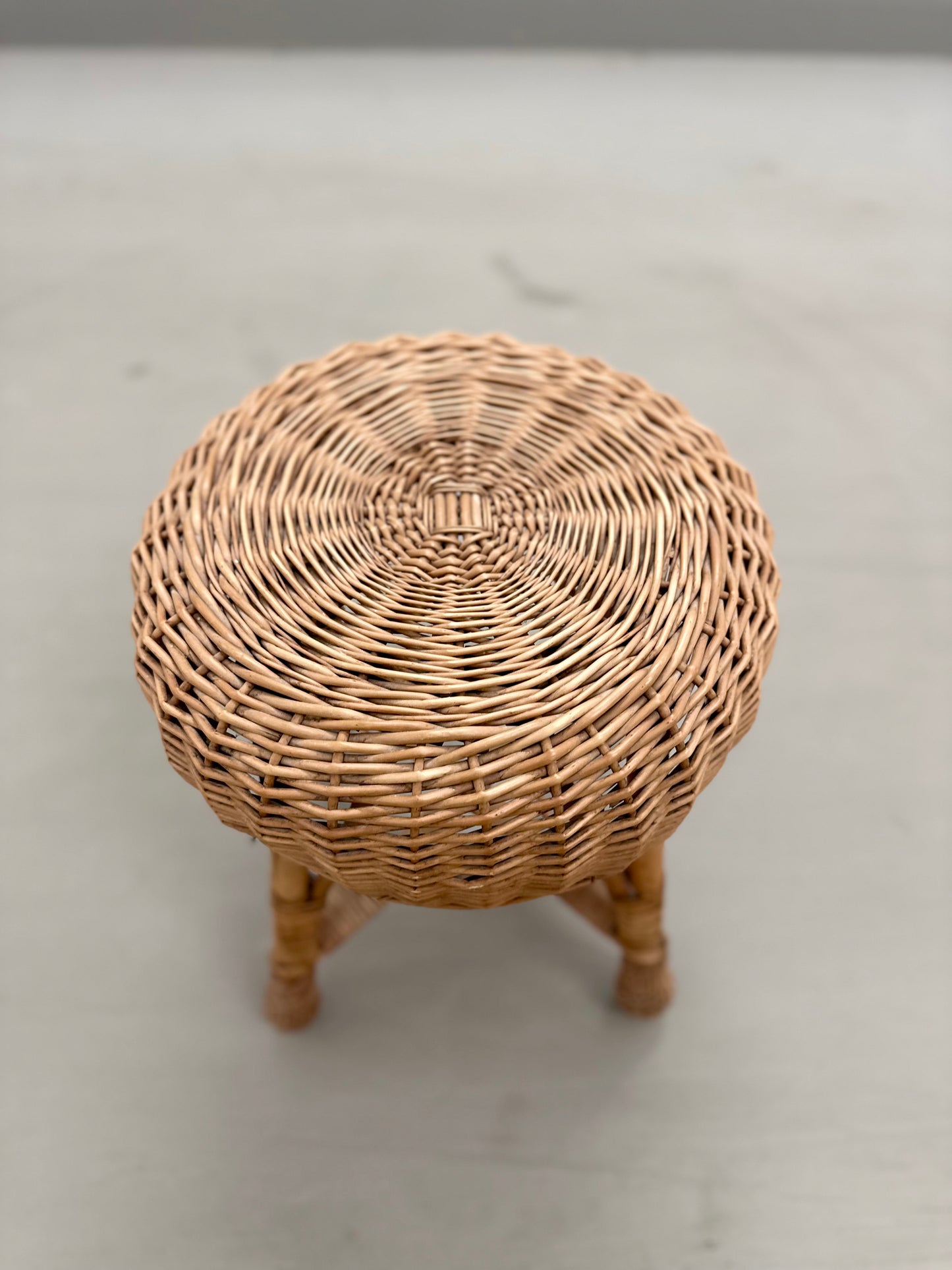 Vintage Rattanhocker - 70er Jahre