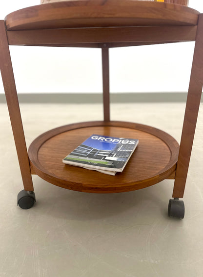 Teakholz Servierwagen von Sika Møbler - Dänemark, 70er Jahre