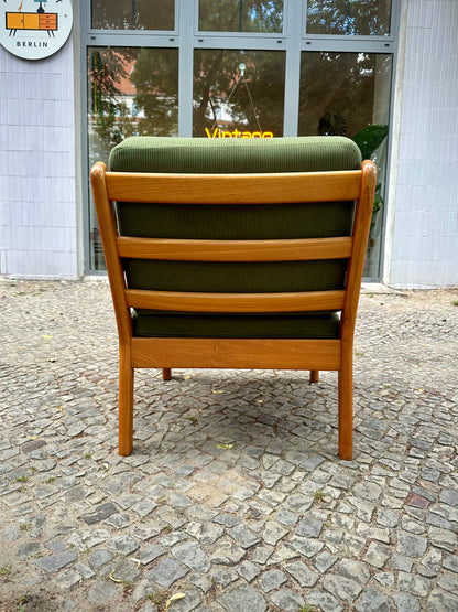 Teak Loungesessel von L. Olsen & Søn Møbelfabrik 60er Jahre - neu gepolstert -