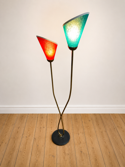 Tütenlampe im Mid Century Design - 60er Jahre