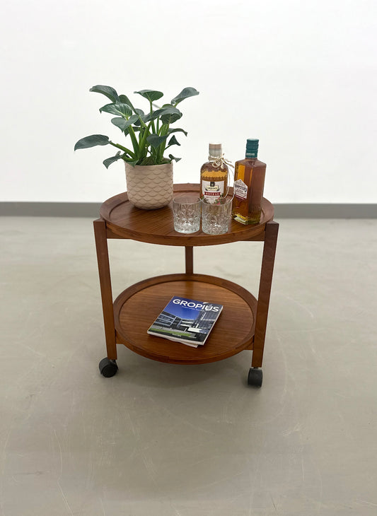 Teakholz Servierwagen von Sika Møbler - Dänemark, 70er Jahre
