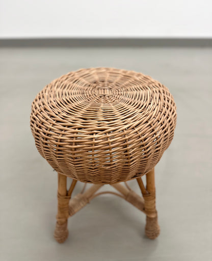 Vintage Rattanhocker - 70er Jahre