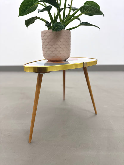 Nierentisch / Beistelltisch im Mid Century Stil