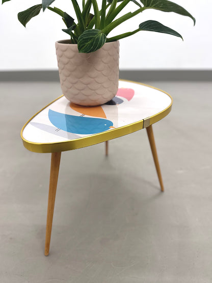 Nierentisch / Beistelltisch im Mid Century Stil