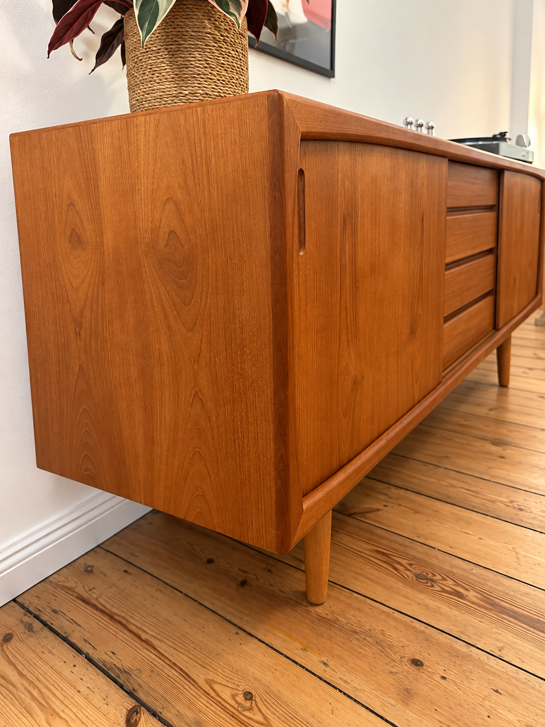 Teakholz Sideboard im Mid Century Design - Dänemark, 60er Jahre