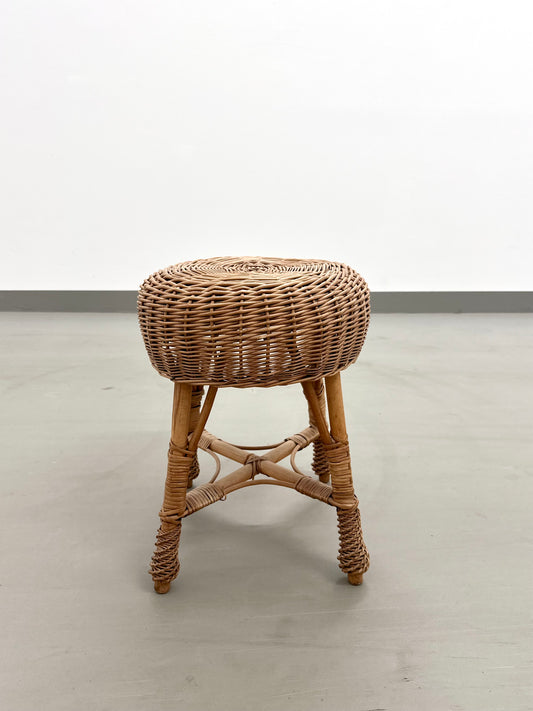 Vintage Rattanhocker - 70er Jahre
