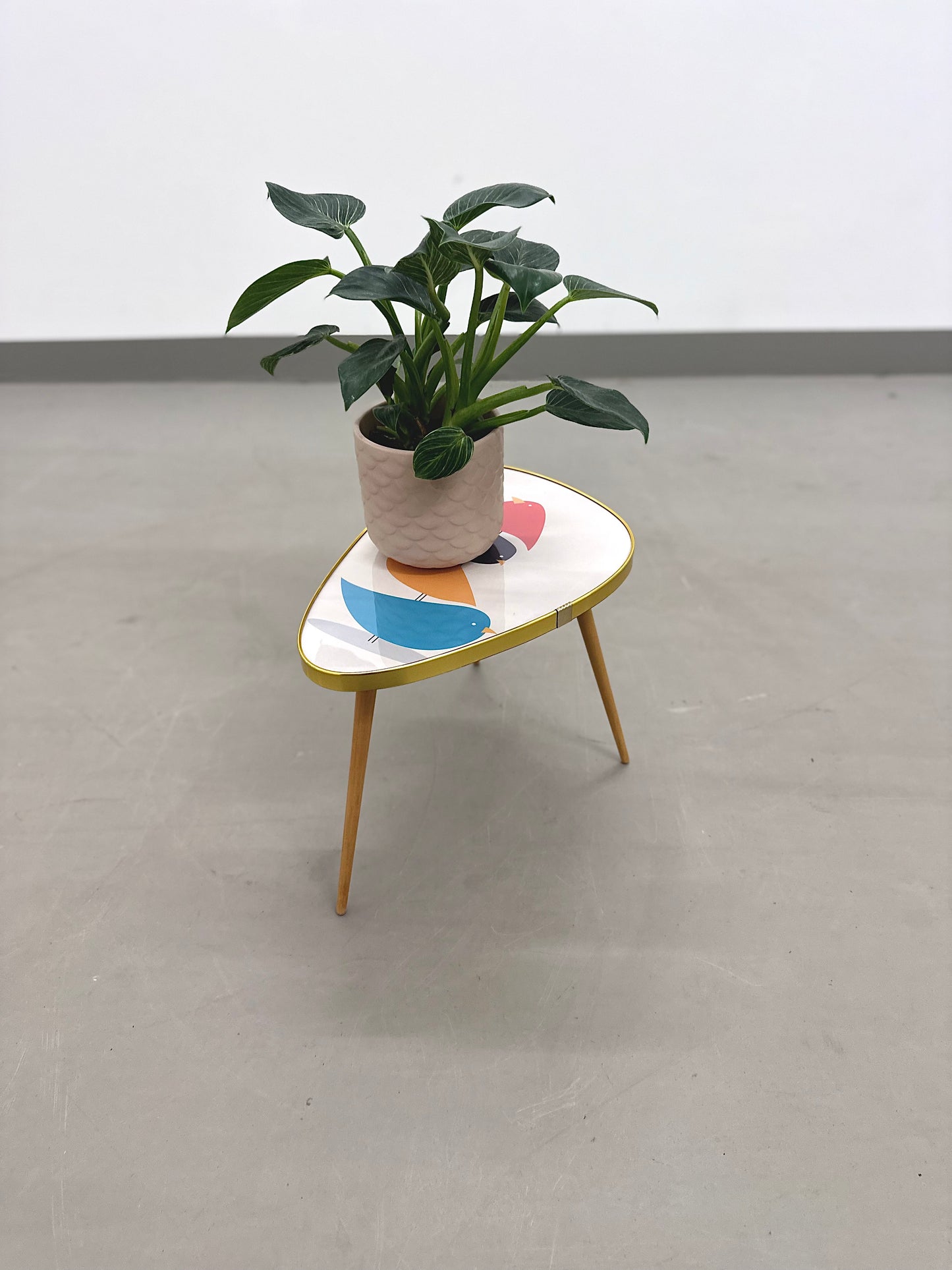 Nierentisch / Beistelltisch im Mid Century Stil